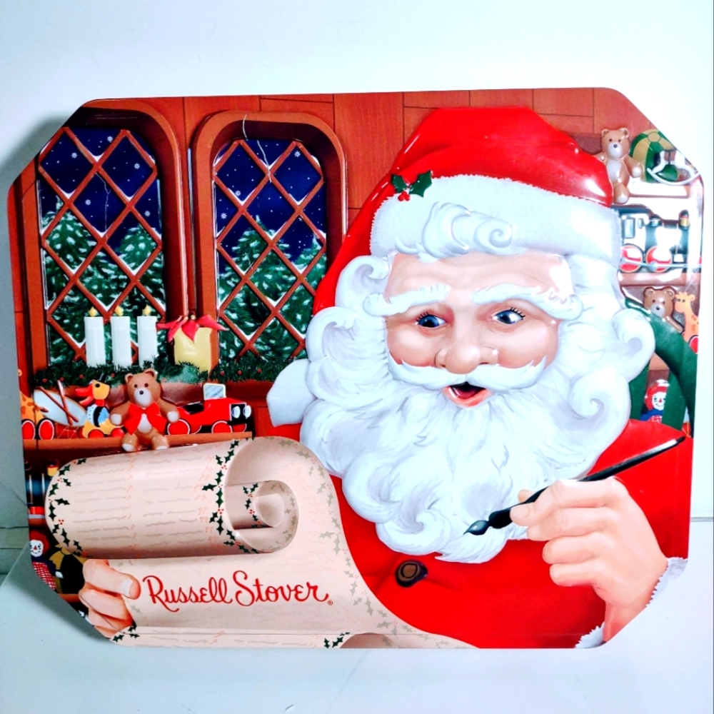 Vintage Russell Stover Assorted Chocolates Tin Can